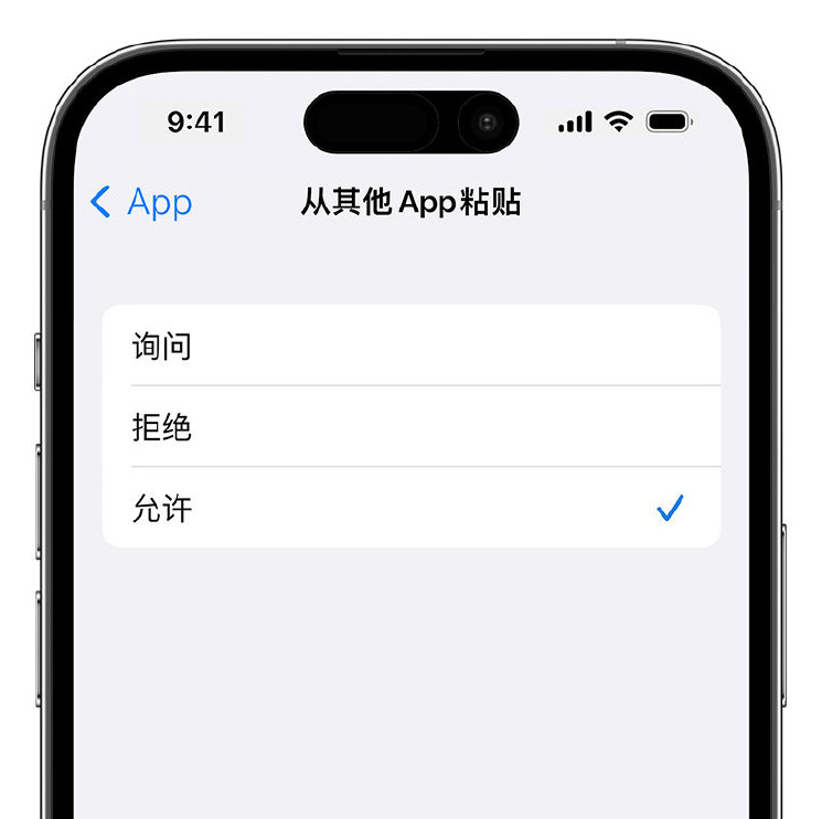 大岭山镇苹果手机维修分享升级 iOS 16 后，如何关闭 iPhone 中经常出现的粘贴弹窗 